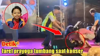 Detik - detik farel prayoga pingsan saat konser sampai di larikan ke rumah sakit ?