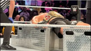 ROMAN REIGNS ATTACKS BROCK LESNAR #WWEMSG 3-5-22 #WRESTLEMANIA, WWE, wwe. raw