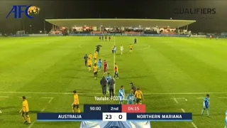 AUSTRALIA vs NORTHERN MARIANA [ 23:0 ] all goal AFC u17 ASIAN CUP QUALIFIERS 2023