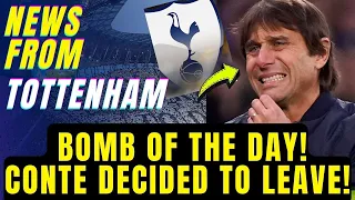 💥 URGENT! CONFIRMED! 📢 CONTE TO LEAVE SPURS, POOR CLUB DECISIONS AND NO AMBITION! TOTTENHAM NEWS
