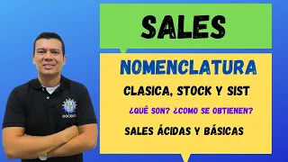 SALES. SALES ÁCIDAS Y BASICAS, COMO NOMBRAR SALES. COMO SE  OBTINER SALES.  NOMENCLATURA DE SALES.