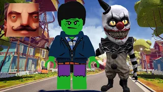 Hello Neighbor - My New Neighbor Lego Hulk Act 2 Hole Gameplay Walkthrough