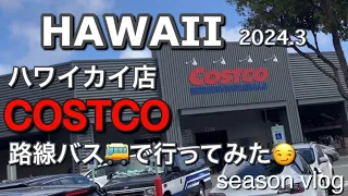 【2024ハワイ旅行】バスで行くCOSTCO ハワイカイ店　お土産まとめ買いして購入品紹介　ロスドレス　パンダエクスプレス