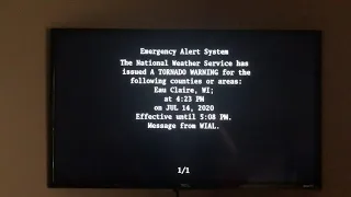 Tornado Warning w/ TV Alert [EAS #25]