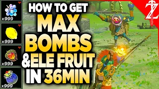 How to Get MAX BOMB & ELEMENTAL FRUIT in Tears of the Kingdom