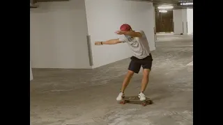 Surfskate beginner tricks practice