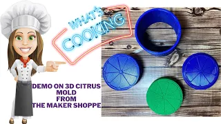 Demo on the 3D Citrus Bath Bomb Mold from The Maker Shoppe