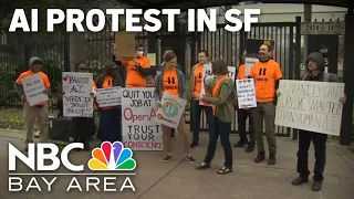 AI protests worldwide as SF company makes major announcement