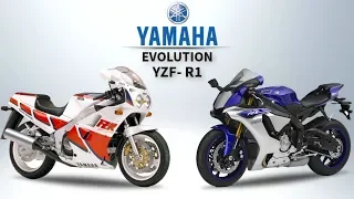 THE EVOLUTION OF YAMAHA YZF R1 #FreeWheelie