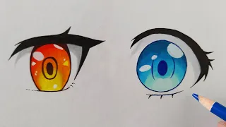 2 Easy Ways to Draw Anime Eyes | Step by Step Tutorial for Beginners