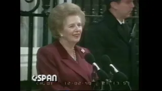 Margaret Thatcher's Final Speech from No. 10 Downing Street (November 28th, 1990)