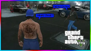 GTA5 ROLEPLAY - BLOODS VS CRIPS GANG WAR  *THEY PULLED UP ON US* 🔴🔵 (GTA5 RP)