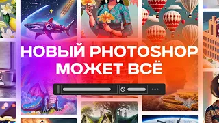 ВСЁ О НОВОМ ADOBE PHOTOSHOP. FIREFLY, ИИ, НЕЙРОСЕТИ.