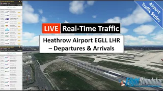 MSFS 2020 LIVE Traffic at London Heathrow Airport - Live Stream                    #msfs2020heathrow