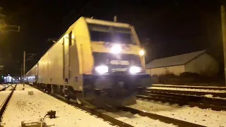 Trenurile zăpezii la Gara CFR Arad