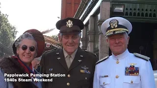 Papplewick Pumping Station 1940s Steam Weekend.  Oct 2018