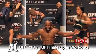 UFC 213 + TUF Finale Workouts: Nunes - Shevchenko - Romero - Whittaker - Johnson - Gaethje (LIVE!)