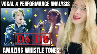 Vocal Coach Reacts: WHISTLE REGISTER! Male vs Female Singers Ft Mariah, Ariana, Dimash & More! D6-D8