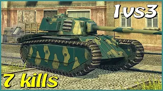 WOT Blitz 1v3 / ARL 44 / 7 frags / 3.2k dmg