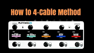 TC Electronic Plethora x5 4 Cable Method Instructional Tutorial