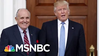 Raines: 'It's Scary" To See 'Enfeebled' Giuliani Advising Trump | The Beat With Ari Melber | MSNBC