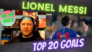 CANADIAN NHL FAN Reacts to Lionel Messi - Top 20 Goals of The GOAT