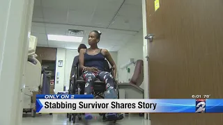 Stabbing survivor shares her story