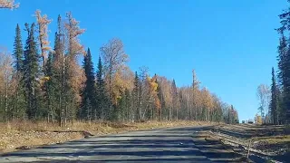 Дорога на Каракольские озера октябрь 2022