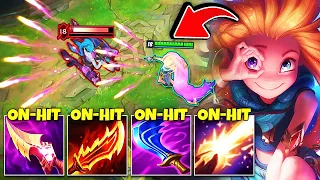 Zoe but I'm On-Hit and ZAP your entire health bar!
