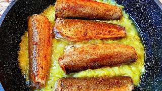 Рыба по - еврейски. Простой рецепт вкусной, сочной рыбы на сковороде!