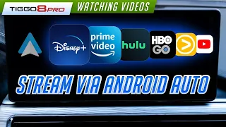 How to Watch Streaming Services on Android Auto (Chery Tiggo 8 Pro 1.6T 2022)