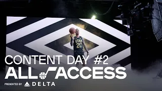 NBA content day BTS 📸 📹 | UTAH JAZZ #AllAccess Presented by Delta