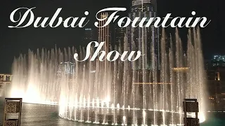 Dubai Fountains Show- The Dubai MAll - Whitney Houston - I Will Always Love You