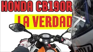 Honda CB 190R | La VERDAD