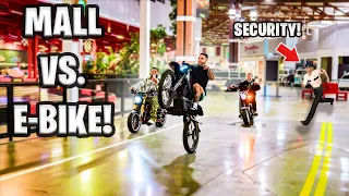 Wheeling E-DirtBike Through Mall! | Braap Vlogs