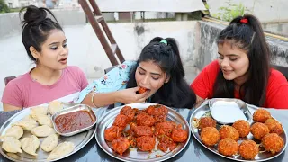 10 Seconds Momos Eating Challenge | Chilli Momos, Kurkure Momos and Paneer Momos | Food Challenge