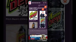 Logo History Vote #2 Mountain Dew Pitch Black Zero Sugar(Bonus)