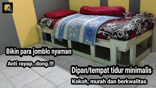 Cara membuat Dipan/tempat tidur yang kokoh dari kanal C baja ringan (part 2)