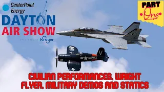 2023 Dayton Air Show Part One. (4K) Statics, Civilian Performances and Military Demos