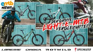 ⚡️🤘Orbea, Specialized, Rotwild, Lapierre – die 🔥heißesten Light-E-MTBs im Test!