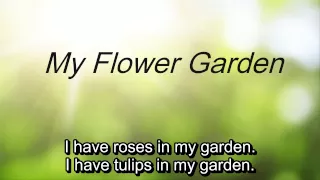 listening English -level1- My Flower Garden