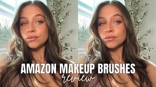 AMAZON MAKEUP BRUSHES TEST + REVIEW