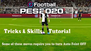 PES 2020 All Tricks & Skills Tutorial | Xbox & Playstation | 4K #gameplay#soccer#football#basketball