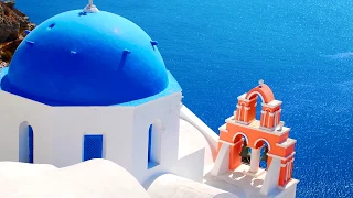 Santorini Greece the wonderful island, mental relaxation, natural chromotherapy, peace of mind.