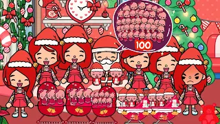 Santa Claus Adopted 100 Babies! | Toca Life Story | Toca Boca
