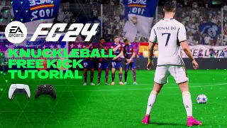 FC 24 | KNUCKLEBALL FREE KICK TUTORIAL | Xbox & Playstation