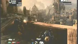 Gears of War 3 - Insane Horde - Wave 50 - Trenches Complete