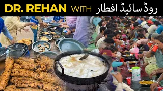 Free Ramadan Iftar Time | 1000+ People Iftar on Road | Biggest Iftar in Pakistan | Foods Buddy