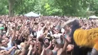 Cro-Mags JM "Hard Times" Dr. Know benefit 7/23/16 Tompkins Square Park NYC