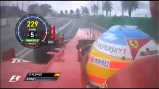 F1 Melbourne GP 2013 - Qualifying - Fernando Alonso onboard lap